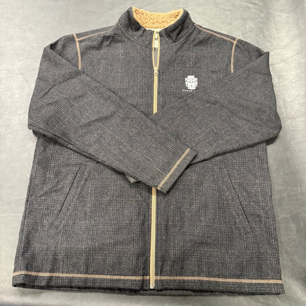 Horn Legend Luxury Plaid Wool Blend ILLAHEE HILL Country Club Golf Jacket Preppy